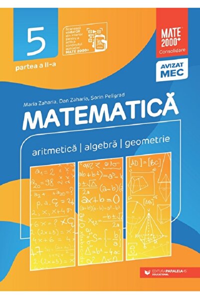 Paralela 45 Matematica - Clasa 5 Partea 2 - Consolidare - Maria Zaharia, Dan ...