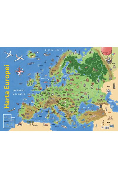 Didactica Publishing House Plansa: Harta Europei