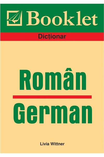 Booklet Dictionar roman-german