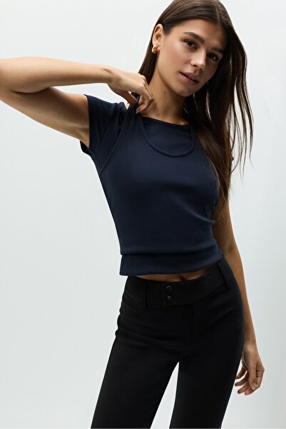 LEFTIES Çift katlı t-shirt