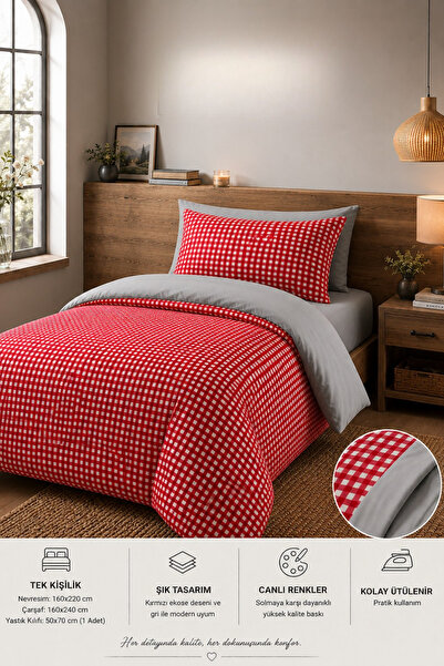 Loyal Home Pötikare Single Cotton Duvet Cover Set |   3 Pieces |   Set with S...