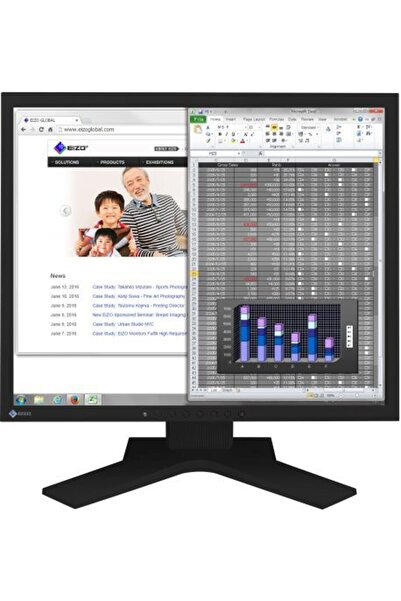 Eizo LCD 19 " S1934H-BK Μαύρο