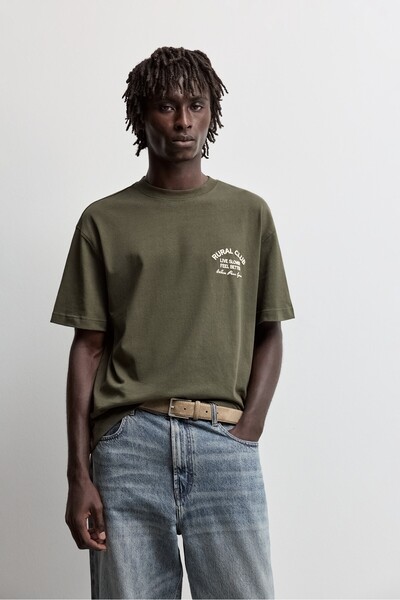 LEFTIES Baskılı t-shirt