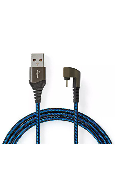 Nedis Cablu USB 2.0 A tată – USB Tip C tată pentru gaming 180 1m