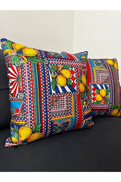Eys Milano Sole Alessi Double-Sided Cotton Cushion Cover – Hidden Zipper, Lin...