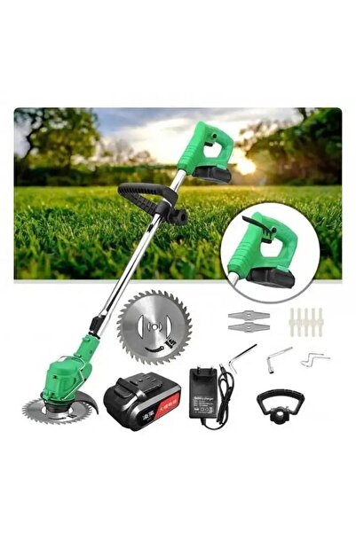Tvmarket Motocoasă electrică, 1 baterie de 36V inclusă, mâner reglabil, 7 lam...