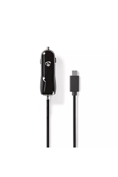 Nedis Car lighter charger with USB Type C 3A 15W black