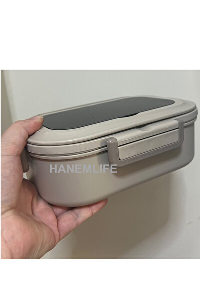 hanemlife 304 kalite Paslanmaz Çelik Yemek Kabı Sızdırmaz Kapaklı Taşıma kulp...