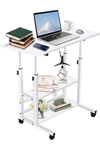 GGEROU Standing Desk - Adjustable - Height, Mobile -Home Office Small Desks w...