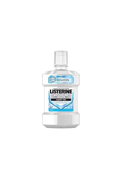 Listerine Advanced White Ferah Nane Aromalı Beyazlatıcı Ağız Bakım Suyu 1Litre