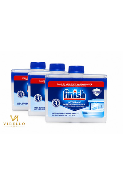 Finish Set 3 x Hygienic Clean – Soluție pentru Curățarea Mașinii de Spălat Vase