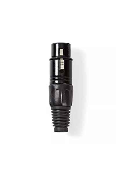 Nedis Conector XLR mamă cu 3 pini, negru