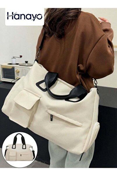 Hanayo Shoulder Bag Gym Bag for Women Waterproof Travel Duffel Bag with Shoe ...