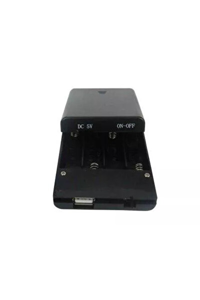 Comf AA R6 battery holder x4pcs with holder and cap with female USB A termina...