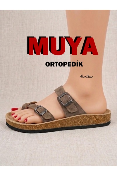 Generic Brand Papuci anatomici unisex MUYA ANNY, cu talpă interioară din nubuc.