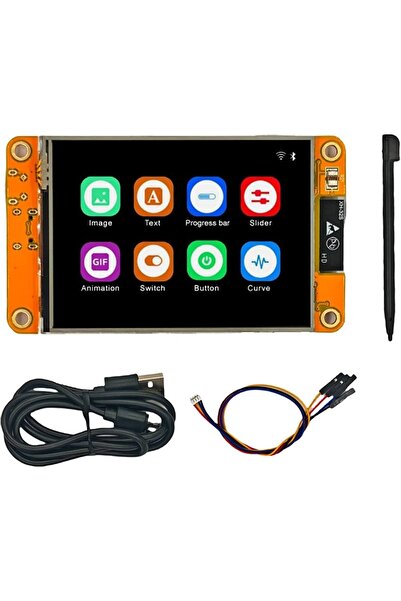 Genel Markalar ESP32 Geliştirme Kartı 2.8 İnç Dokunmatik Ekranlı Wifi + Bluet...