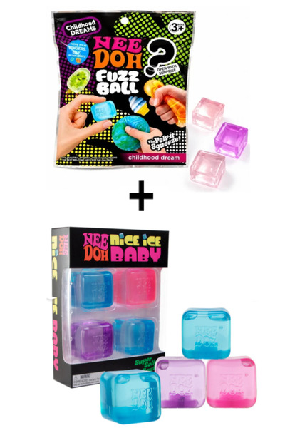 Pofika Needoh Squishy Süpriz Paket Mini 3'lü 1 Adet + Needoh Nıce Cube 4'lü M...