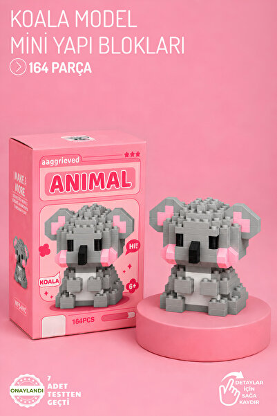 Nandy Home Koala Model Karakter Figürü 3D Yapı Oyuncakları - 164 Parça
