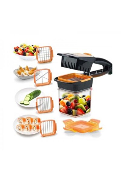 Nicer Dicer Feliator de fructe și legume, Quick Nicer Dicer, face cuburi și ș...