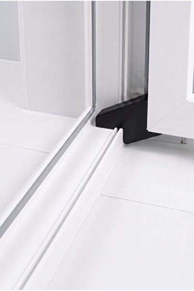 3dfabrick Siyah PVC Pencere ve Kapı Sabitleyici ekstra dayanıklı Stoper - Rüzgar Önleyici Cam Tutucu
