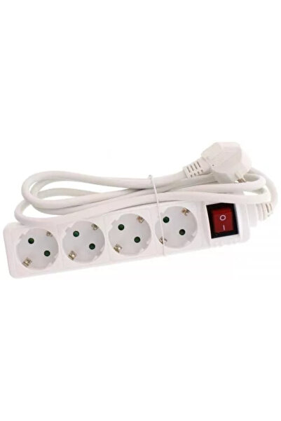 Well Extension cord 4 sockets 1.4m with switch cable 3xG1.5mmp