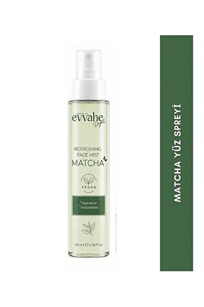 EVVAHE DOĞAL Matcha Yoğun Nemlendirici ve Ferahlatıcı Yüz Spreyi 100 ml