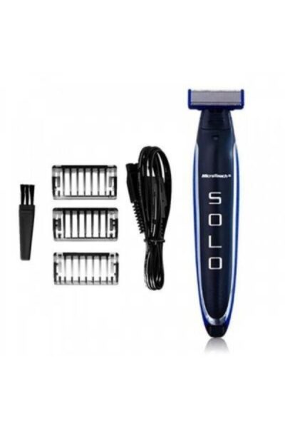 MicroTouch Trimmer pentru bărbierit uscat și tuns, ultra-fin, de precizie, cu 3 capete reglabile