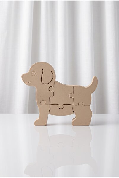 Eğitici Köpek Puzzle Çocuk Yapboz Motor Beceri Oyuncağı