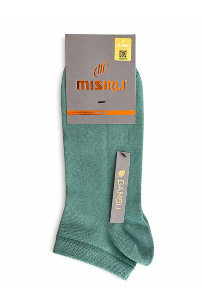 Mısırlı Erkek Bambu Patik Çorap Pastel Mavi