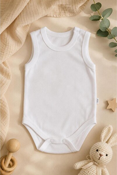 Pico Baby 100% Cotton Organic Snap-On Baby Boy Bodysuit / Baby Undershirt