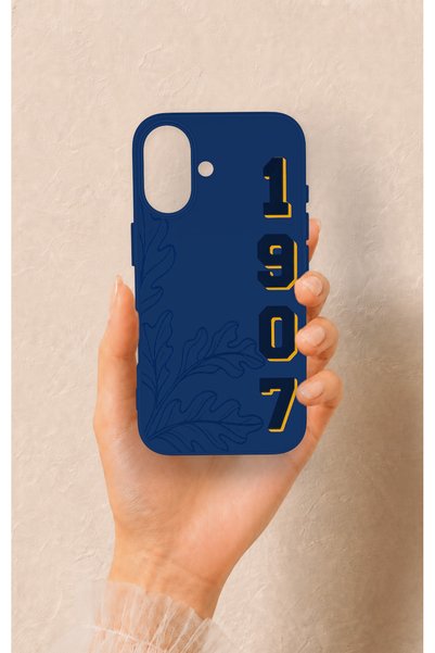 Vip Case iPhone 16 Uyumlu 1907 Palamut Desenli Silikon Kılıf