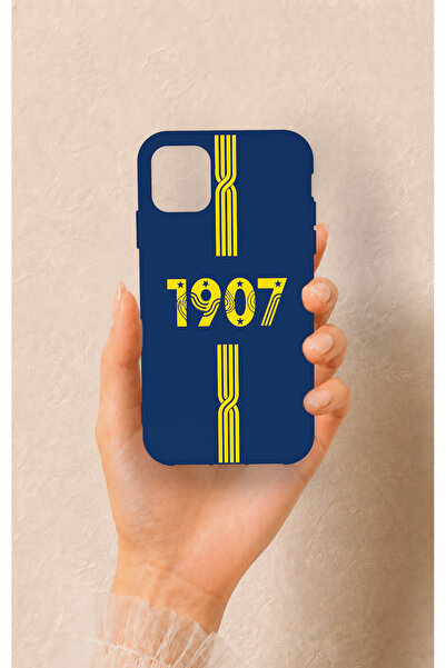 Vip Case iPhone 11 Uyumlu 1907 Kemer Desenli Silikon Kılıf