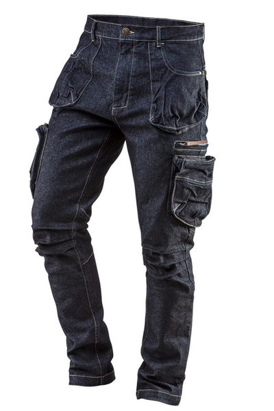 NEO Pantaloni de lucru din denim cu 5 buzunare, mărimea XXL - T N81-229-XX