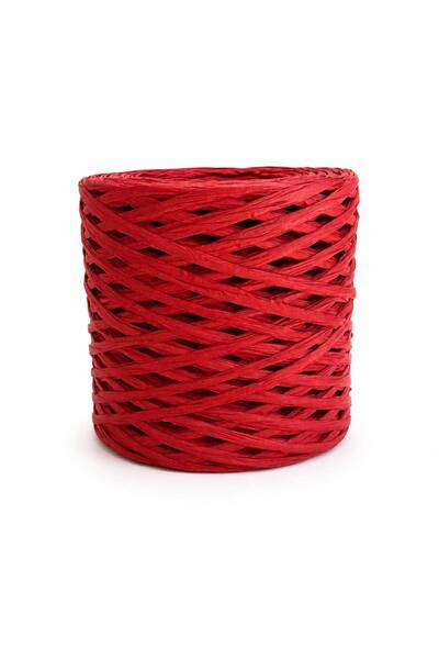 Kanguroom Imported Paper Raffia Bag and Hobby String Red 200 Gr - G13