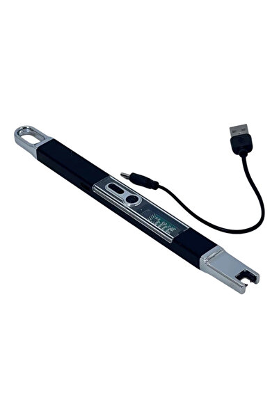 Virello Brichetă electrică cu arc USB cu afișaj digital – Reîncărcabilă, disp...