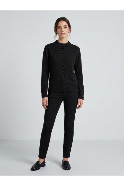 ON TRİKO Gathered Detailed Knitwear Cardigan 10900
