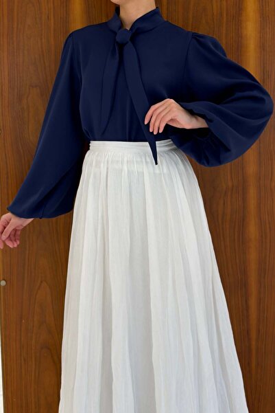 fayaboutique.com Navy Blue Yasmin Shirt