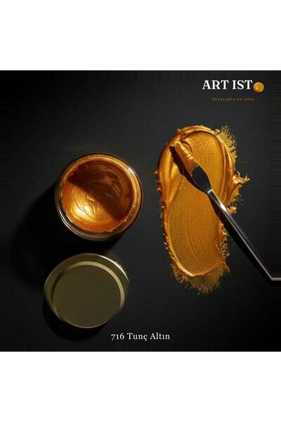 ART IST Sıvı Varak 40ml - 716 Tunç Altın