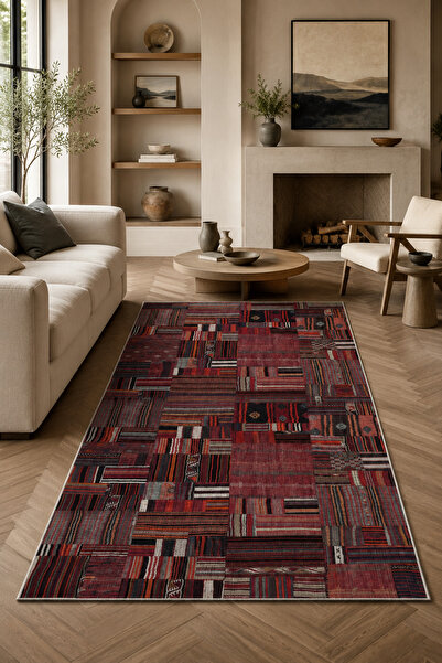 Lüks Salon Halısı Makinede Yıkanabilir Kaymaz Taban Halı