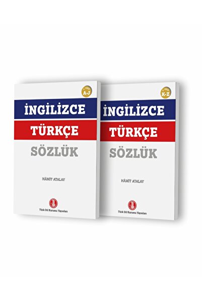 Türk Tarih Kurumu Yayınları İngilizce Türkçe Sözlük 1-2(CİLTLİ)-TDK-Hâmit ATALAY