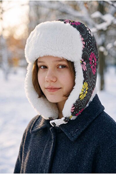 Aware Time Women's Young Girls' Furry Pilot Beret