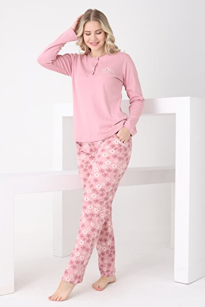 PİJAMANGEL Γυναικεία Πιτζάμα "Pijamangel" PINK LOVE