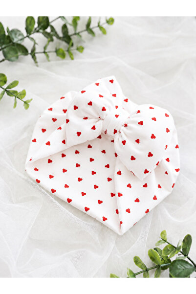 Mou&Kou Combed Cotton Baby Girl's Bonnet with Bow