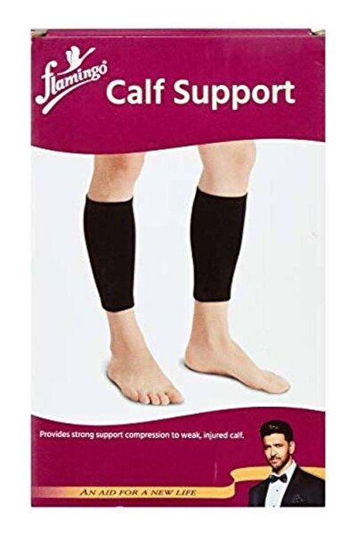 Flamingo Calf Support, XL, Black