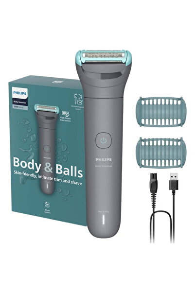 Philips Aparat de tuns corporal Body Groomer Seria 3000 BG3480/15, cu sita me...