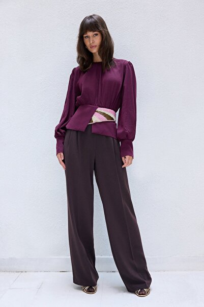 Touché Privé High waist belted pants