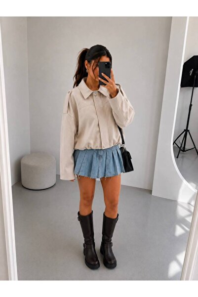 D'RECCY ΓΥΝΑΙΚΕΙΟ OVERSIZE ΣΟΥΕΤ ΜΠΟΜΠΕΡ ΜΠΟΥΦΑΝ