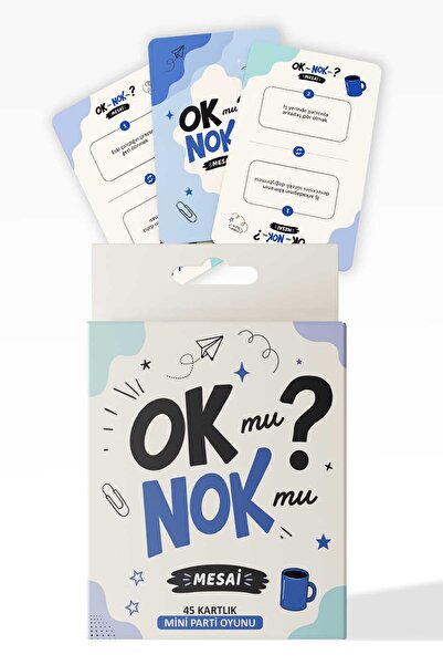 Planet Butik Ok Mu Nok Mu Card Game - Mesai