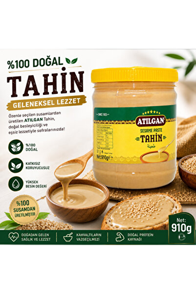 Doğal Tahin 900gr Katkısız Koruyucusuz 1.Sınıf Tahin Susam Tahin