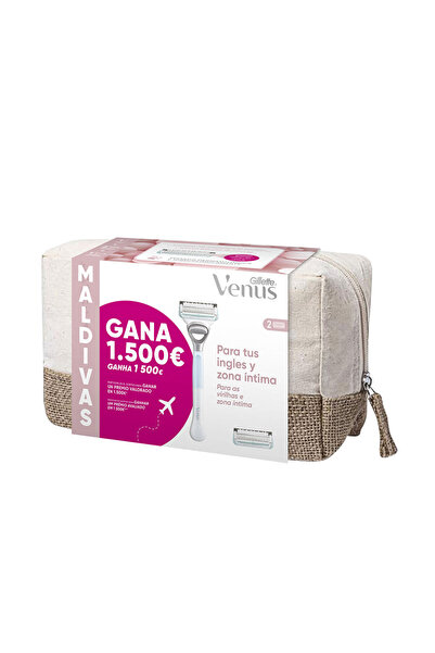Gillette VENUS INTIMA MALDIVES trusă de toaletă aparat de ras + 2 rezerve